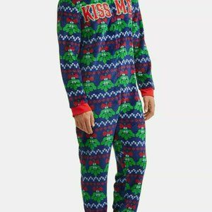 Holiday Time Pajamas Union Suit Costume Men's Md